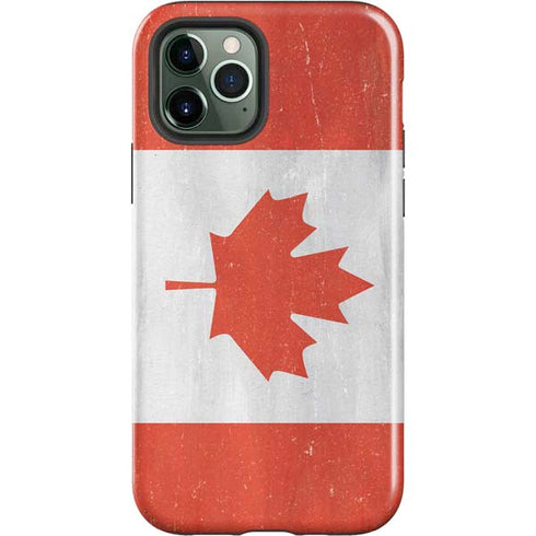 Canada Flag Distressed iPhone 12 Pro Max Impact Case